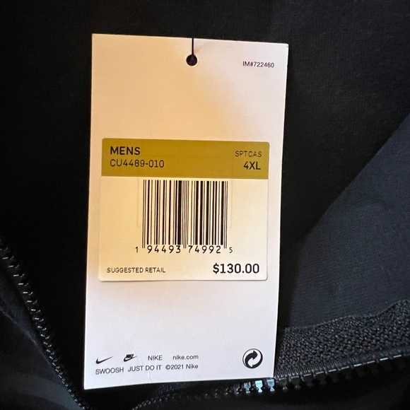 Nike Men's Zip Up Hoodie - Picture 4 of 4